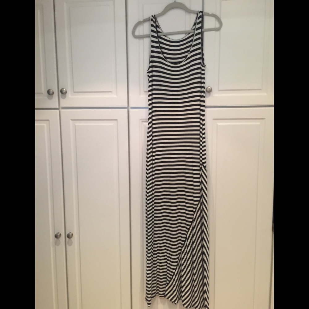 Black and White Maxi Dress